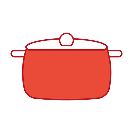 kitchen pot isolated icon vector illustration designのイラスト素材