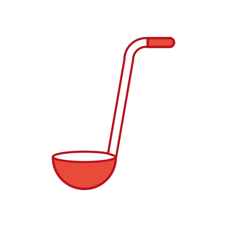 soup spoon cutlery isolated icon vector illustration designのイラスト素材