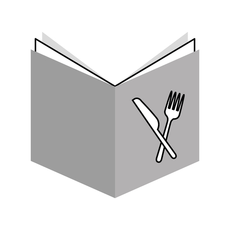 recipe book isolated icon vector illustration designのイラスト素材