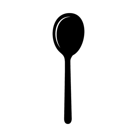 spoon cutlery isolated icon vector illustration designのイラスト素材
