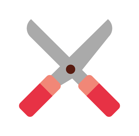 Garden scissors isolated icon vector illustration designのイラスト素材
