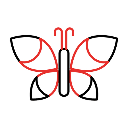cute butterfly isolated icon vector illustration designのイラスト素材