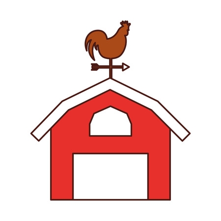 farm stable building icon vector illustration designのイラスト素材