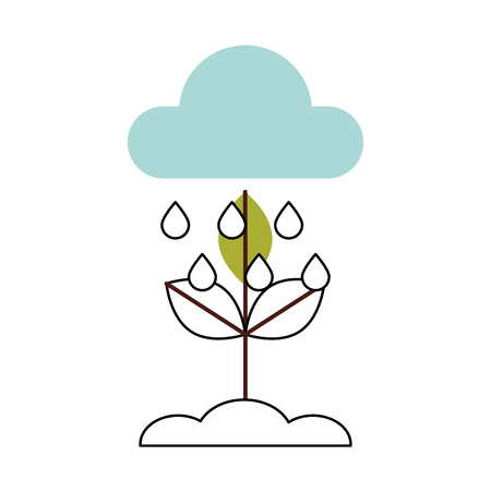 Cultivated plant isolated icon vector illustration designのイラスト素材
