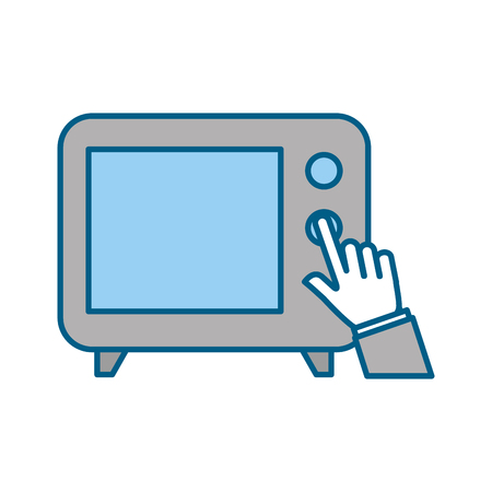 Big old television icon vector illustration design graphicのイラスト素材