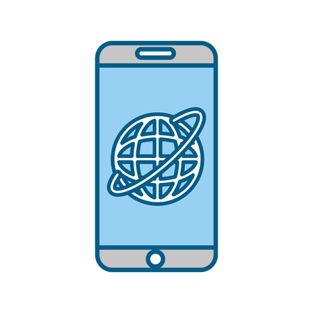 Cellular connection technological information icon vector illustration design graphicのイラスト素材
