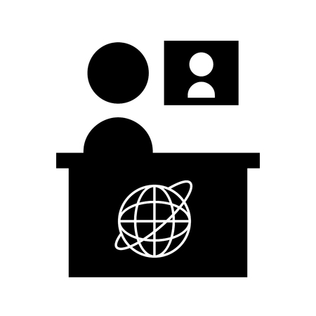 Living room television news icon vector illustration design isolatedのイラスト素材