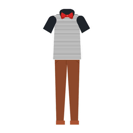 Casual and youth male clothing vector illustration designのイラスト素材