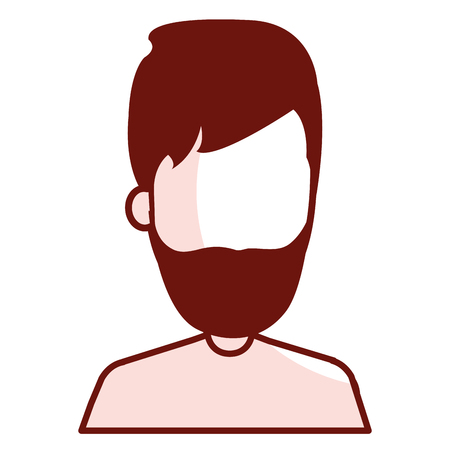 young man model avatar character vector illustration designの写真素材