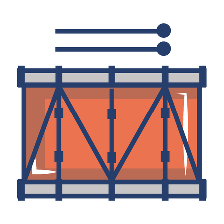 band drum musical instrument vector illustration designのイラスト素材