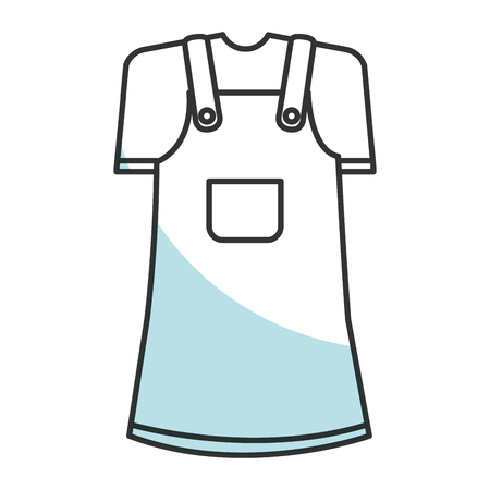 Cute girl costume icon vector illustration designの写真素材