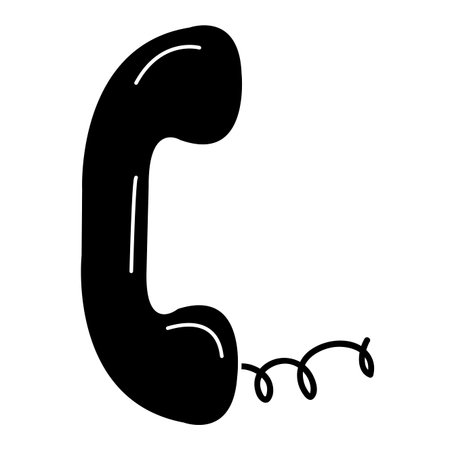 telephone service isolated icon vector illustration designのイラスト素材