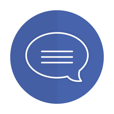 speech bubble message icon vector illustration designの写真素材