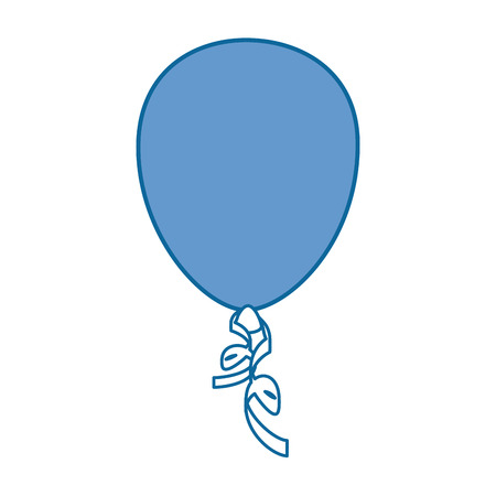 balloon icon over white background vector illustrationのイラスト素材