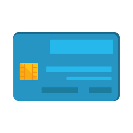 credit card icon over white background colorful design vector illustrationのイラスト素材