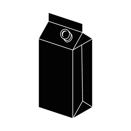 food box icon over white background vector illustrationのイラスト素材