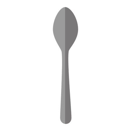 spoon icon over white background vector illustrationのイラスト素材