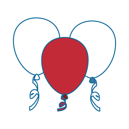 Decorative balloon isolated icon vector illustration graphic designの写真素材