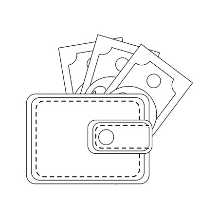 Leather wallet for man icon vector illustration graphic designのイラスト素材
