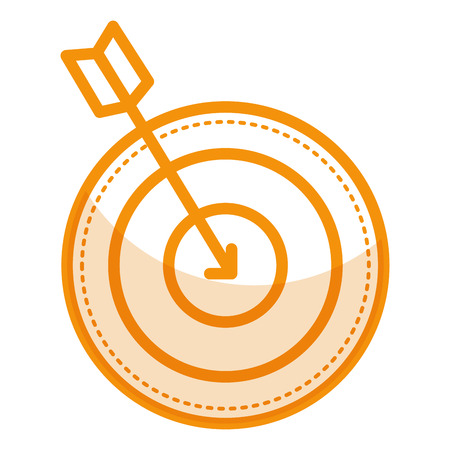 target with arrow icon vector illustration designのイラスト素材