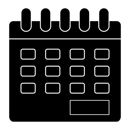 A calendar reminder isolated icon vector illustration design.のイラスト素材