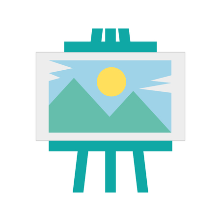 Wonderful picture landscape icon vector illustration design graphicのイラスト素材