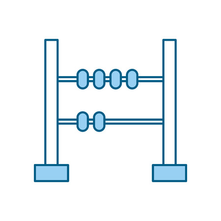 math abacus isolated icon vector illustration designのイラスト素材