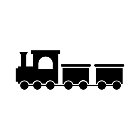 train toy isolated icon vector illustration designのイラスト素材