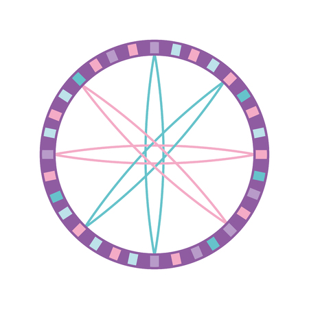 Boho style dream catcher vector illustration designのイラスト素材