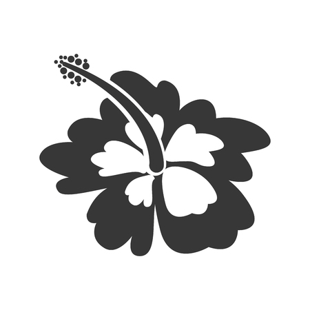 cute summer flower icon vector illustration designのイラスト素材