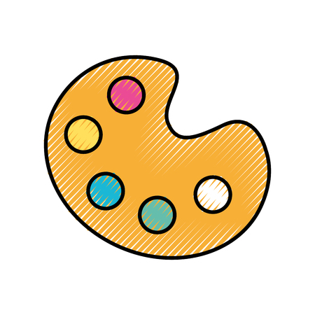 combine color palette icon vector illustration design graphicのイラスト素材