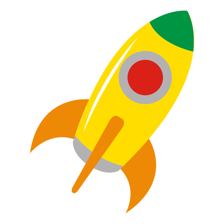 Spacecraft base flat icon vector illustration design imageのイラスト素材