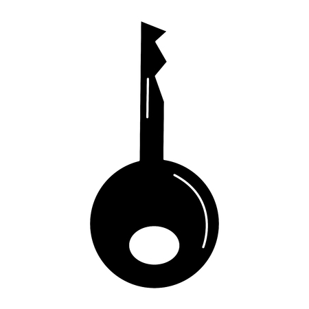 key door isolated icon vector illustration designのイラスト素材