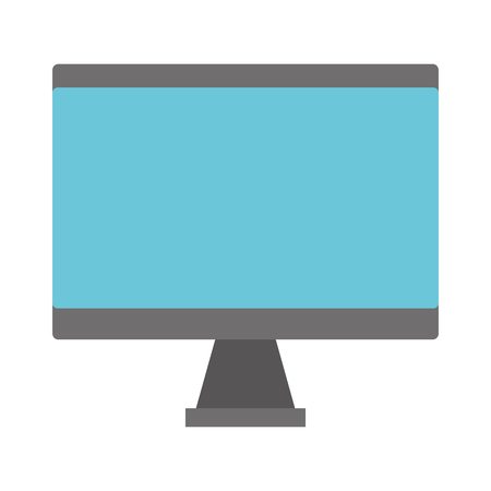computer display isolated icon vector illustration designのイラスト素材