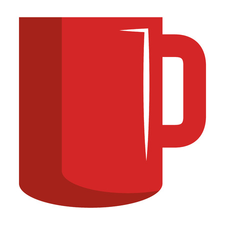 coffee mug isolated icon vector illustration designのイラスト素材