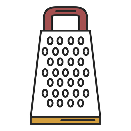 Kitchen grater isolated icon vector illustration designのイラスト素材