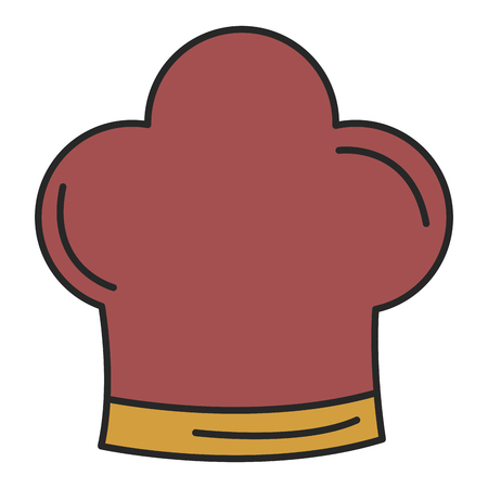 chef hat isolated icon vector illustration designのイラスト素材