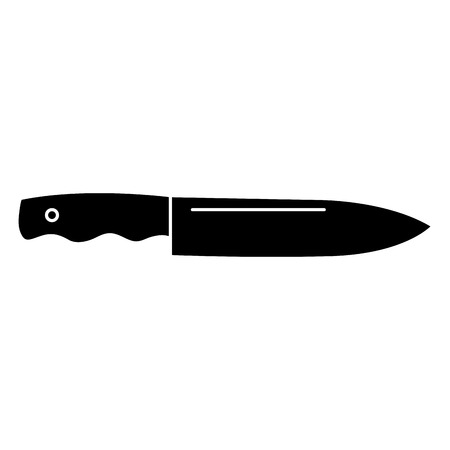 kitchen knife isolated icon vector illustration designのイラスト素材