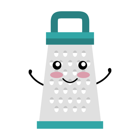 Kitchen grater  character vector illustration designのイラスト素材