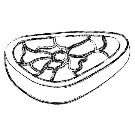 meat steak isolated icon vector illustration designのイラスト素材