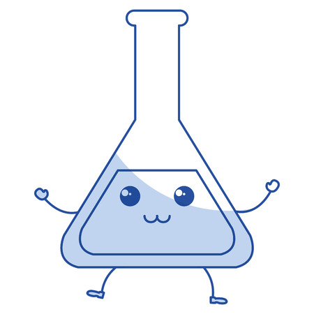 tube test kawaii character vector illustration designのイラスト素材