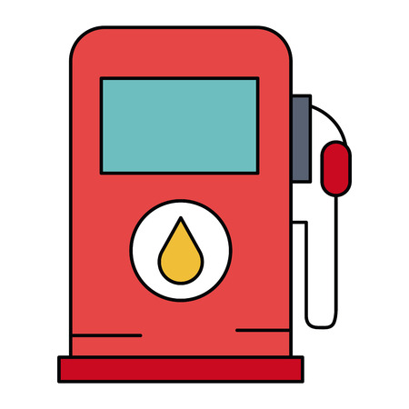 gas station pump icon vector illustration designのイラスト素材