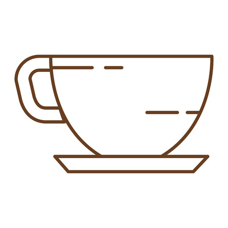 coffee cup isolated icon vector illustration designのイラスト素材