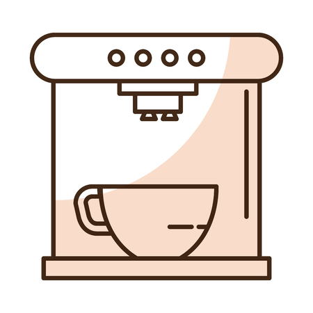 coffee maker machine icon vector illustration designのイラスト素材