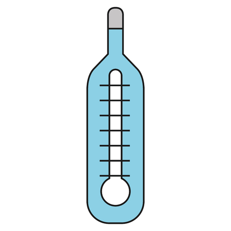 thermometer temperature measure icon vector illustration designのイラスト素材