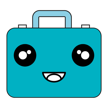 medical kit character vector illustration designのイラスト素材