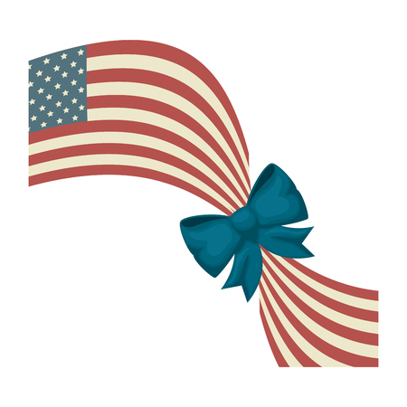 Unites states flag icon vector illustration graphic designのイラスト素材