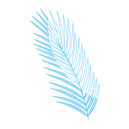 Leaves palm plant icon vector illustration graphic designのイラスト素材