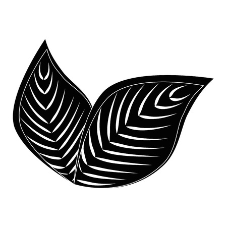Leaves symbol isolated icon vector illustration graphic designのイラスト素材