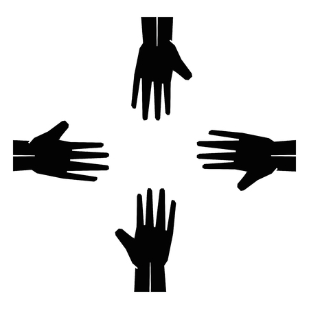 Afro diversity symbol icon vector illustration graphic designのイラスト素材